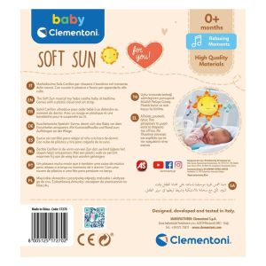 17270 CLEMENTONI BABY MÜZİKLİ PELUŞ GÜNEŞ