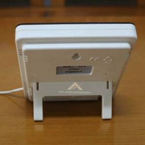 İç Ve Dış Mekan Isıyla Nem Ölçer Dijital Termometre Çok Fonksiyonlu Geniş Ekran Saat,Tarih-Takvimli