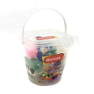 Heroes 6 Renk Oyun Hamuru Seti Kalıplı 6'lı Oyun Hamuru 240gr