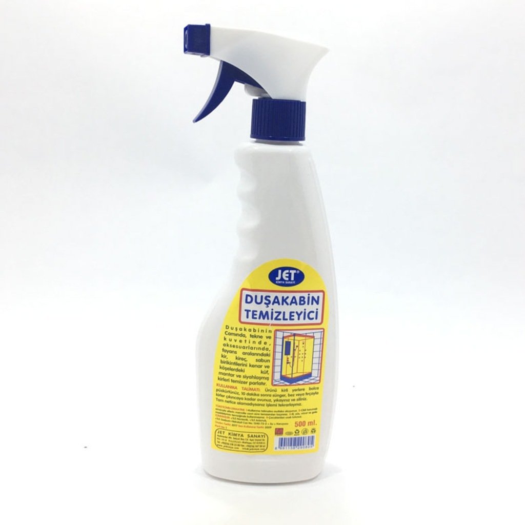 Duşakabin Camı Tekne ve Küvet Yüzey Temizleyici Sprey Deterjan