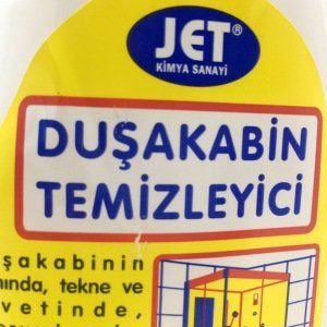 Duşakabin Camı Tekne ve Küvet Yüzey Temizleyici Sprey Deterjan