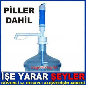 PİL DAHİL ELEKTRONİK MOTORLU DAMACANA SU POMPASI