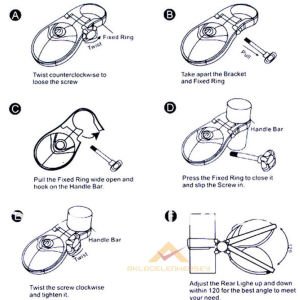 7 FONKSİYONLU ELEKTRONİK BİSİKLET IŞIK SİSTEMİ