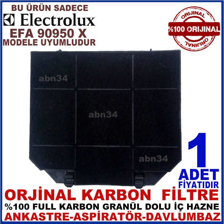 ELEKTROLUX ANKASTRE DAVLUMBAZ FİLTRESİ EFA 90950 X Davlumbaz Ankastre Aspiratör Karbon Filtre-1013