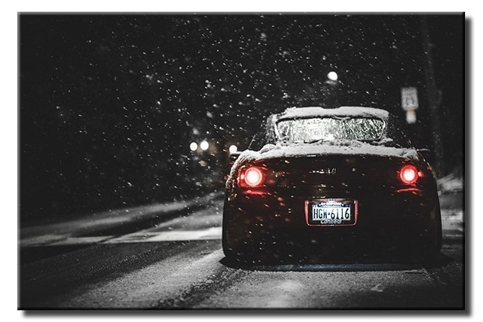 KARDA HONDA S2000 6 değişen ölçü ORİJİNAL KANVAS TABLO
