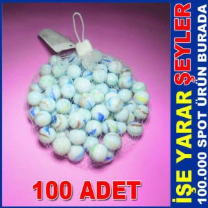 100'LÜ AÇIK RENK EĞLENCELİ KEMİK MİSKET