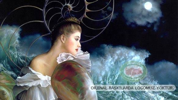 100x70cm ÇERÇEVELİ CANVAS TABLO FANTASY A00983