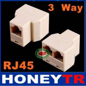 Rj 45 Dağıtıcı 1giriş 2çıkış Ağ Kablosu Adaptörü