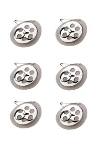 6 Adet Çaydanlık Içi Süzgeç 18/10 Paslanmaz Çelik 304 Kalite Kararmaz Demlik Içi Çay Süzgeçi