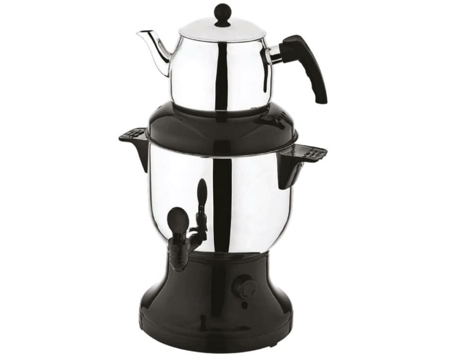 50 Bardaklı Termostatlı Lüks Çaycı 304 Kalite 18/10 Paslanmaz Çelik 2000W Emniyetli Semaver