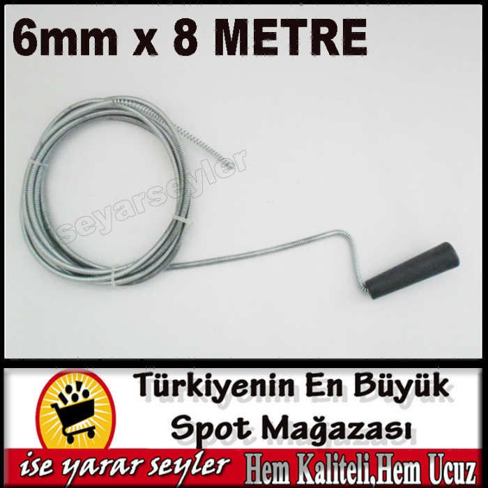 6mm 8 METRE LAVABO VE GİDER BORULARI AÇACAĞI