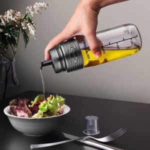 Özel Kapaklı 500cc Ölçek Göstergeli Yağdanlık Sosluk 1.Kalite Şeffaf Plastik Hazne