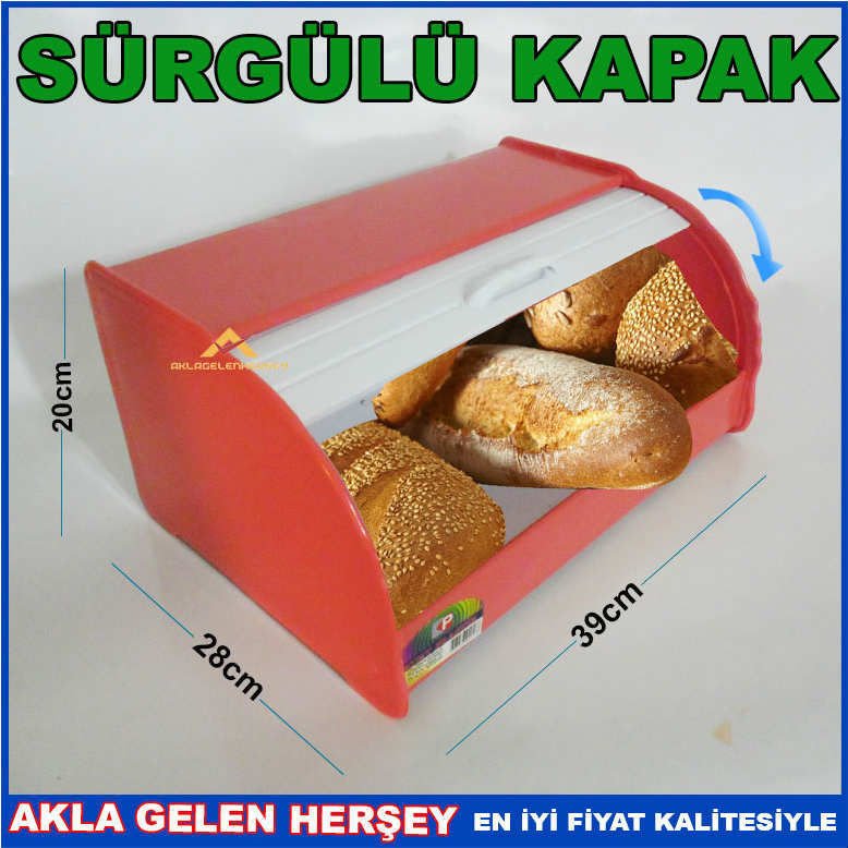 RENKLİ KALİTELİ EKMEK SAKLAMA KABI EKMEKLİK