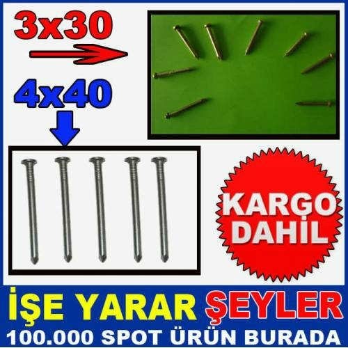 3x30 ve 4x40 KARIŞIK BETON ÇİVİSİ 20 ADET KD
