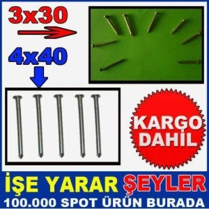 3x30 ve 4x40 KARIŞIK BETON ÇİVİSİ 20 ADET KD