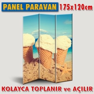 GÖRSELLİ KATLANIR PANEL BÖLME SİSTEMİ - KUMSAL & DONDURMA