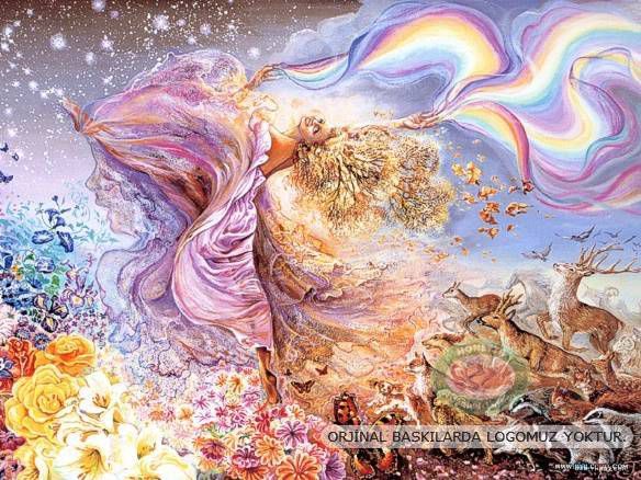 100x70cm ÇERÇEVELİ CANVAS TABLO FANTASY A00978