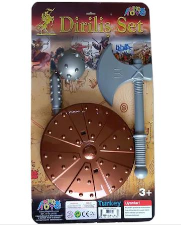 Diriliş Ertuğrul Kılıç, Kalkan, Balta Oyuncak Seti - Kayı Boyu