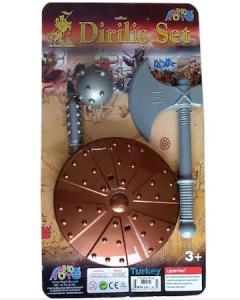 Diriliş Ertuğrul Kılıç, Kalkan, Balta Oyuncak Seti - Kayı Boyu