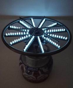 Piknik Tüpüne takılan Dönerli Börek Lahmacun Künefe Pişirme Ocağı Tepsi için 120 delikli Seyyar Ocak Türkiyede ve Dünyada ilk Taşınabilir Dönerli Tepsi Ocağı