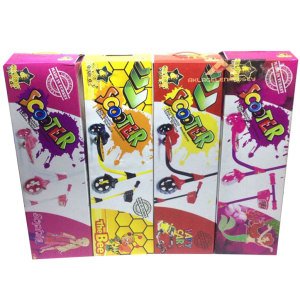 Silikon 2 Tekerlekli Scooter Oldukça Kullanışlı Fren Sistemli Ayarlanabilir Direksiyonlu Scooter