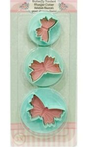 3 Lü Kelebek Basmalı Şeker Hamur Kesici