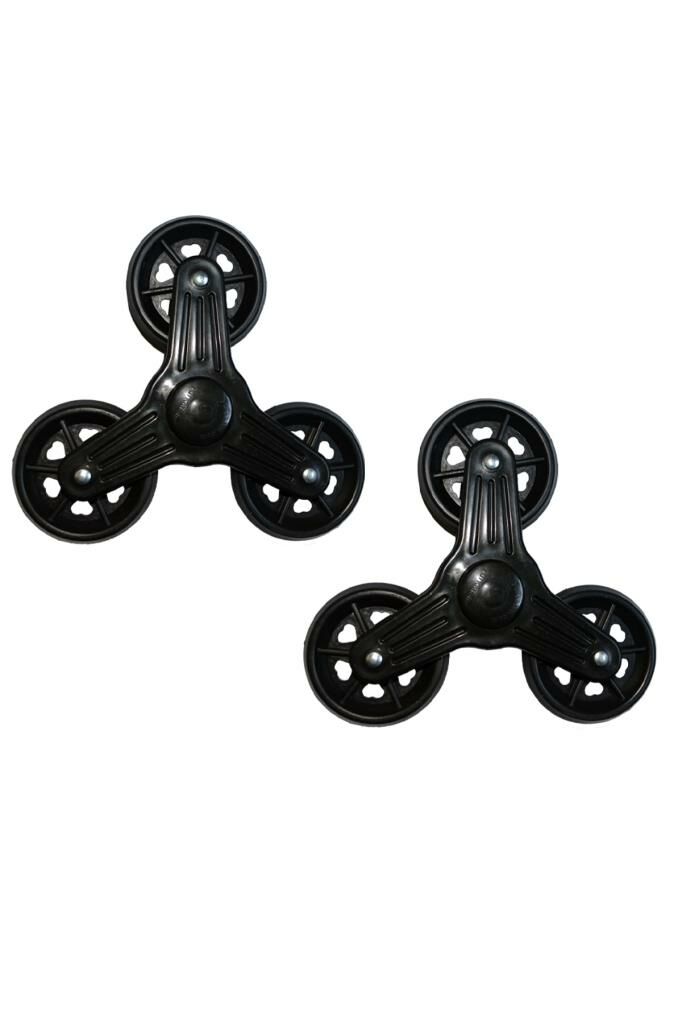 3 Tekerlekli Merdiven Çıkan Pazar Arabası Tekerleği Teker Takımı - 2 Adet