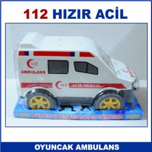 Oyuncak Ambulans - Mesleki Oyun Setleri - Dayanıklı ve Kaliteli