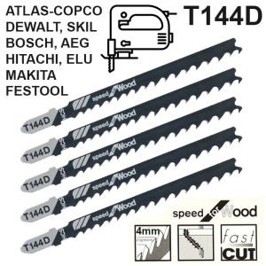 5li Set T144D Dekupaj Testeresi Bıçağı Tüm Modellere Uygun HCS Dayanıklı Malzemeden Testere Bıçağı