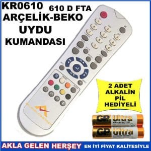 ARÇELİK-BEKO UYDU CİHAZI Receiver KUMANDA KR0610