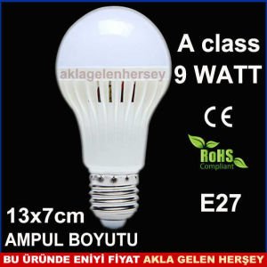 AWATAR 9W A class ENERJİ TASARRUFLU LED AMPUL