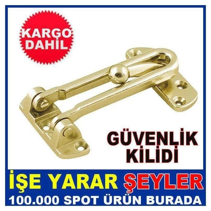 Tüm kapılara uygun ev içi kapı emniyeti 6vida DAHİL