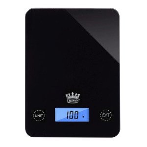 Crown 5 kg Kapasiteli Lcd Ekranlı Cam Hassas Dijital Mutfak Terazisi Tartısı
