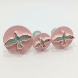 3 Lü Martı Desen Basmalı Hamur Kesici