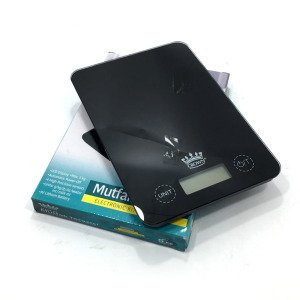 Crown 5 kg Kapasiteli Lcd Ekranlı Cam Hassas Dijital Mutfak Terazisi Tartısı