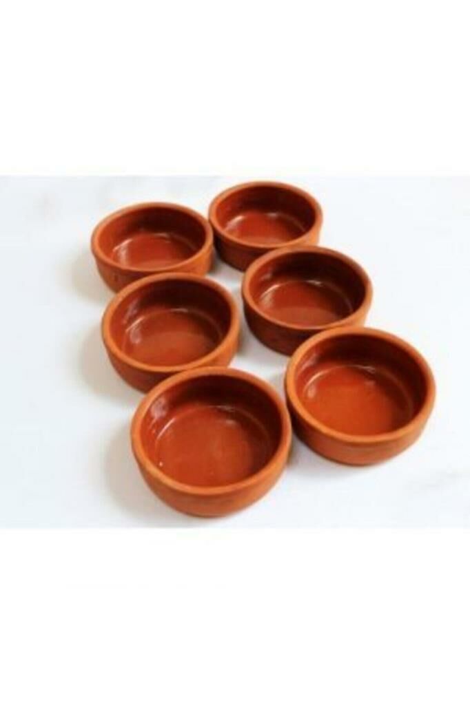 6'lı Sütlaç Kabı 1. Kalite Toprak Güveç