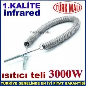 Ufo tipi infrared sobalar için resistans teli 3000W ısıtıcı teli