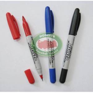 3 Adet Farklı Renk 2 Uçlu Cd-Dvd Kalemi Cd Marker