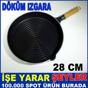 28cm NON-STİCK TEFLON DÖKÜM IZGARA TAVASI