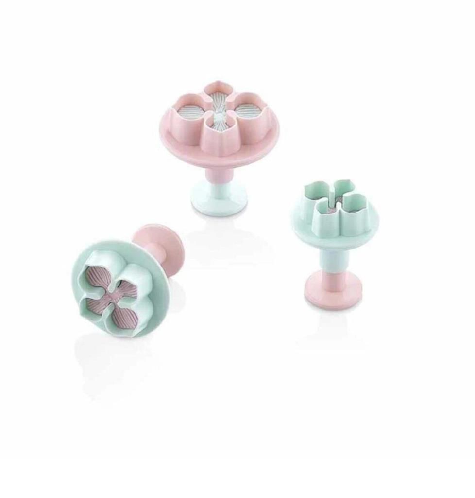 3Lü Ortanca Yaprağı Şekilli Hamur Kesici