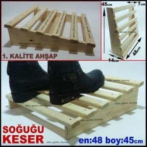 Ayak Yerden Kesen Üşümesi önleyici Masa Altı Ahşap Ayak Koruyucu