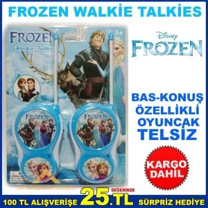 Ücretsiz Kargo 2Lİ FROZEN WALKİE TALKİES OYUNCAK TELSİZ SETİ