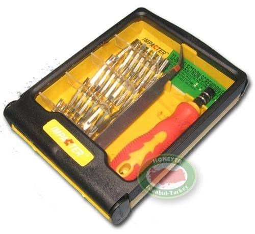 32 parça cımbızlı elektronikçi tornavida seti 32 mikro bit uç