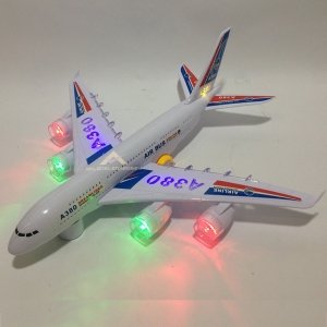 AIRBUS A380 Işıklı,Müzikli Büyük Boy 6 Parçaya Ayrılabilen Uçak
