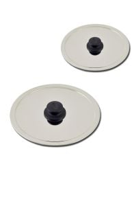 Çelik Balık Tavası Kapağı - 2 Adet (26+30 Cm)