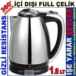 GİZLİ RESİSTANS PASLANMAZ ÇELİK OTOMATİK KETTLE