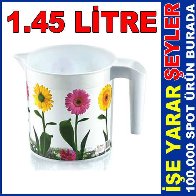 1.45 LİTRE DESENLİ LAVABO ve BANYO MAŞRAFASI