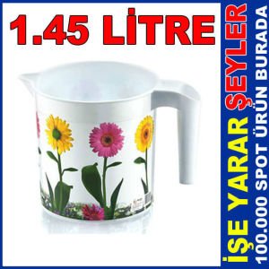 1.45 LİTRE DESENLİ LAVABO ve BANYO MAŞRAFASI