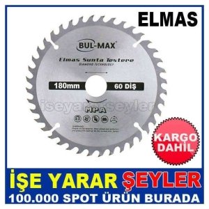 180mm 60 DİŞLİ DAİRESEL ELMAS SUNTA TESTERE KD