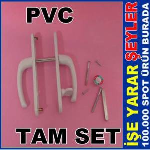 2 Adet Kaliteli Plastik Pvc Kapı Kolu Seti